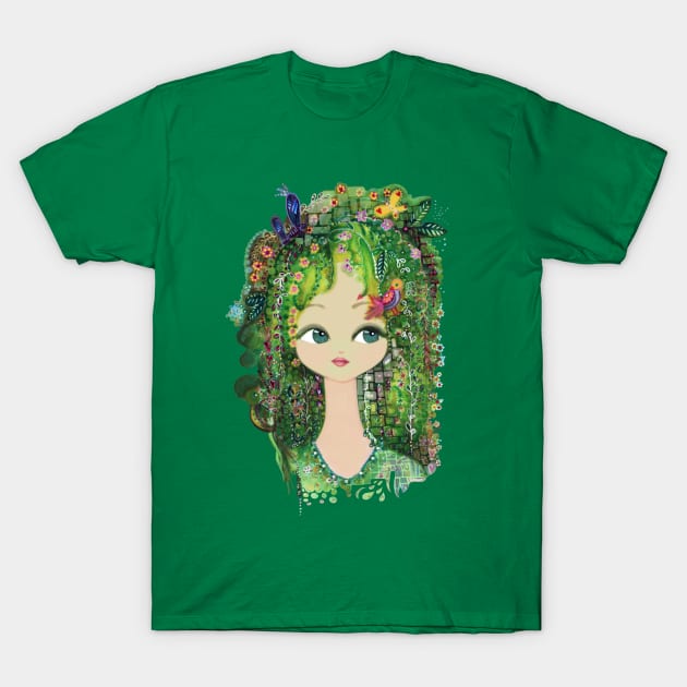 Flowergirl T-Shirt by SaChaSa